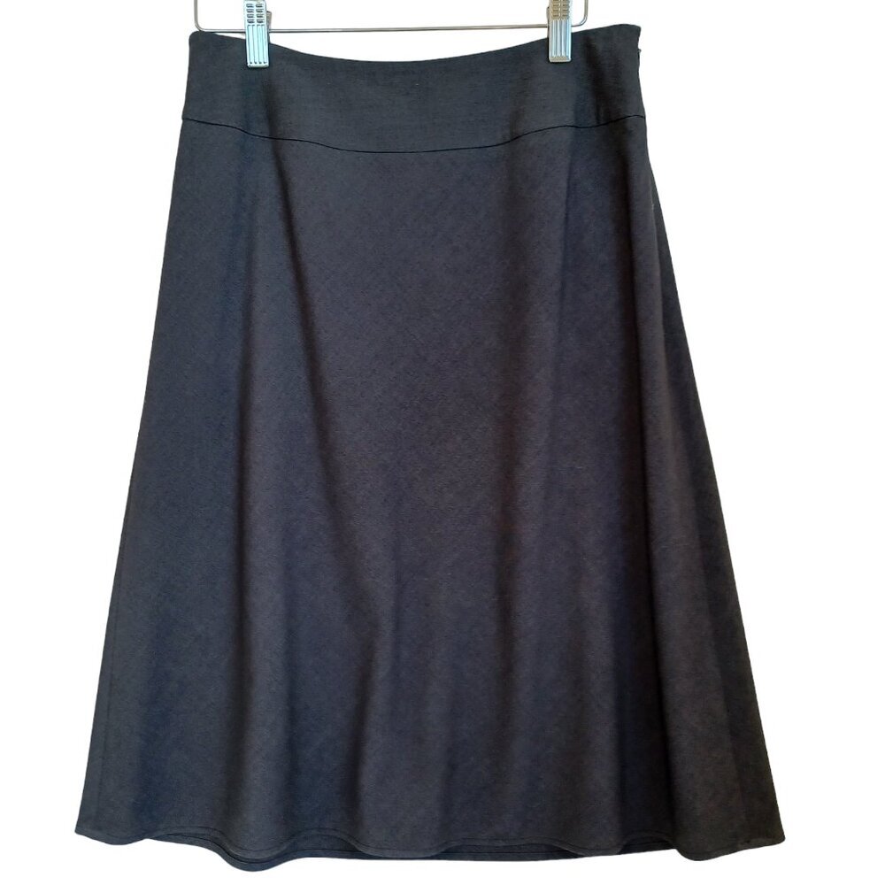 Josephine Chaus Skirt Gray A Line Classic Professional Rayon Spandex Womens 4
